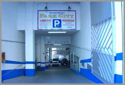 autorimessa parkcity entrata